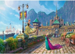Puzzle Disney La Reine des neiges : fête à Arendelle 1000 pièces
