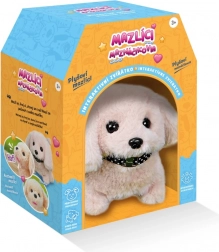 Chiot en peluche interactif Alík – beige (MAZLÍCI)
