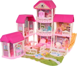 Mega maison de princesses avec accessoires