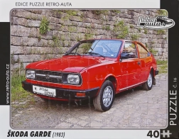 Puzzle RETRO-AUTA Škoda Garde 40 pièces