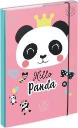 Chemise pour cahiers scolaires A4 avec motif Panda