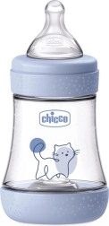 Biberon bébé anti-coliques Chicco Perfect5 150 ml, garçon, débit lent 0m+