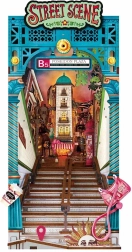 Rolife DIY serre-livres 3D Ruelle avec éclairage LED