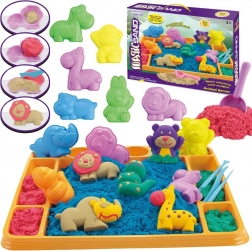 Woopie Magick Piasek Safari Aventureux Set XL ZOO avec Table et Moules