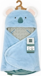Couverture en peluche à capuche Yoca le Koala 70 cm