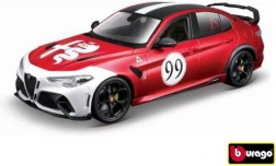 Modèle de voiture en métal 1:18 BBURAGO Alfa Romeo Giulia GTAm rouge