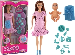 Marionnette de grossesse avec accessoires