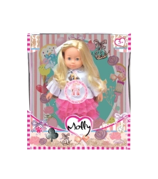 Poupée Bambolina Molly avec 3 chansons, 40 cm