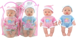 Poupée bébé avec son 24 cm en pyjama - 1 pièce