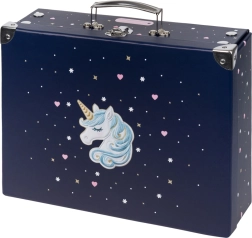 Mallette scolaire pliable BAAGL Unicorn Gold