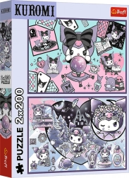 Puzzle KUROMI espiègleries 2×200 pièces