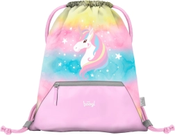 Baagl sac avec poche Rainbow Unicorn