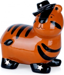 Tirelire en céramique tigre