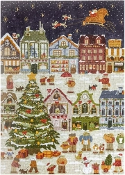 Puzzle RoboTime Veillée de Noël des chiots 1000 pièces