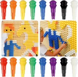 Pions colorés pour tableau scientifique Masterkidz