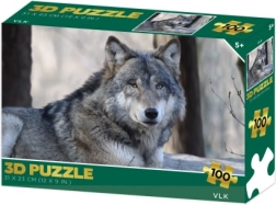 Puzzle 3D loup 100 pièces