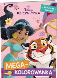Disney Princesses méga livre de coloriage avec autocollants pailletés