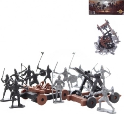 Chevaliers en sachet – ensemble de figurines en plastique avec chars de combat