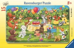 Puzzle Ravensburger Fête d’anniversaire avec des amis animaux 15 pièces
