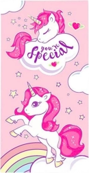 Serviette avec licorne