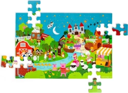 Puzzle de sol Conte de fées BIGJIGS TOYS, 48 pièces