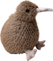 Oiseau kiwi en peluche, brun foncé, 21 cm