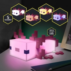 Lampe de Table Minecraft Axolotl
