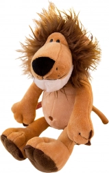 Peluche lion avec crinière abondante 22 cm