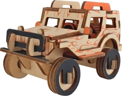 Puzzle 3D en bois Jeep