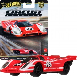 Hot Wheels Premium Circuit Legends Porsche 917KH – modèle métallique 1:64, 7 cm