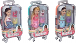 Poupée dans une valisette 20 cm