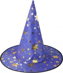 Chapeau de sorcier pour enfants en bleu