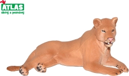 Figurine lionne allongée 9 cm