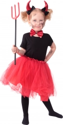 Costume de petite diablesse avec jupe tutu
