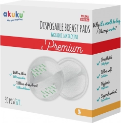 Coussinets d’allaitement ultra-absorbants Akuku 30 pcs