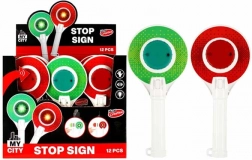 Palette d’arrêt de police avec lumière