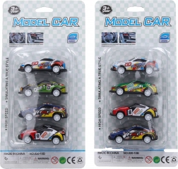 Set de voitures 6,5 cm - 4 pièces