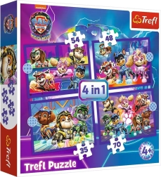 Puzzle Pat'Patrouille 4 en 1