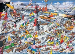 Puzzle J'aime les bateaux 1000 pièces de Gibsons