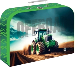 Valise enfant pour fournitures artistiques 34 cm – tracteur OXYBAG
