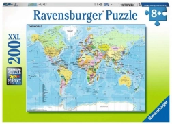 Ravensburger carte du monde – puzzle 200 pièces