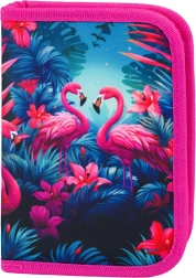 BAAGL trousse scolaire à un seul compartiment – Flamants roses