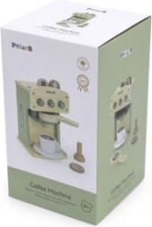 Cafetière en bois PolarB de Viga avec accessoires verts
