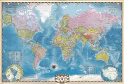 EUROGRAPHICS puzzle Carte du monde 2000 pièces