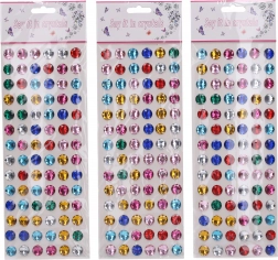 Autocollants avec strass – assortiment