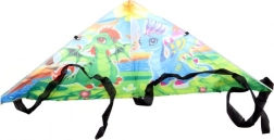 Cerf-volant avec motif de petits dragons 74 × 40 cm