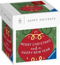 RAVENSBURGER Puzzle Happy Holidays : Joyeux Noël et bonne année 99 pièces
