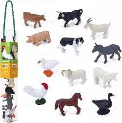 Mini monde Ferme des animaux - 12 pcs