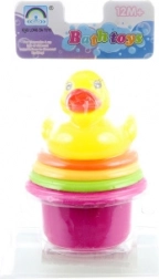 Gobelets colorés avec canard pour l'eau