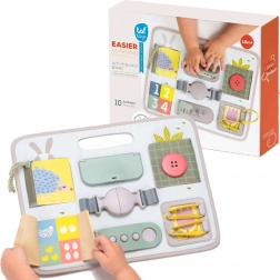 Table d’activité à boucles TAF TOYS pour développer la motricité fine